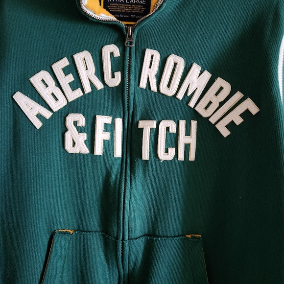 Vintage Abercrombie & Fitch Track Zip XL Embroidered Jacket - Picture 10 of 13